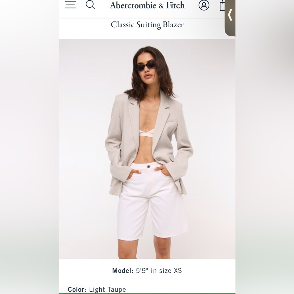 Abercrombie & Fitch Classic Suiting Blazer